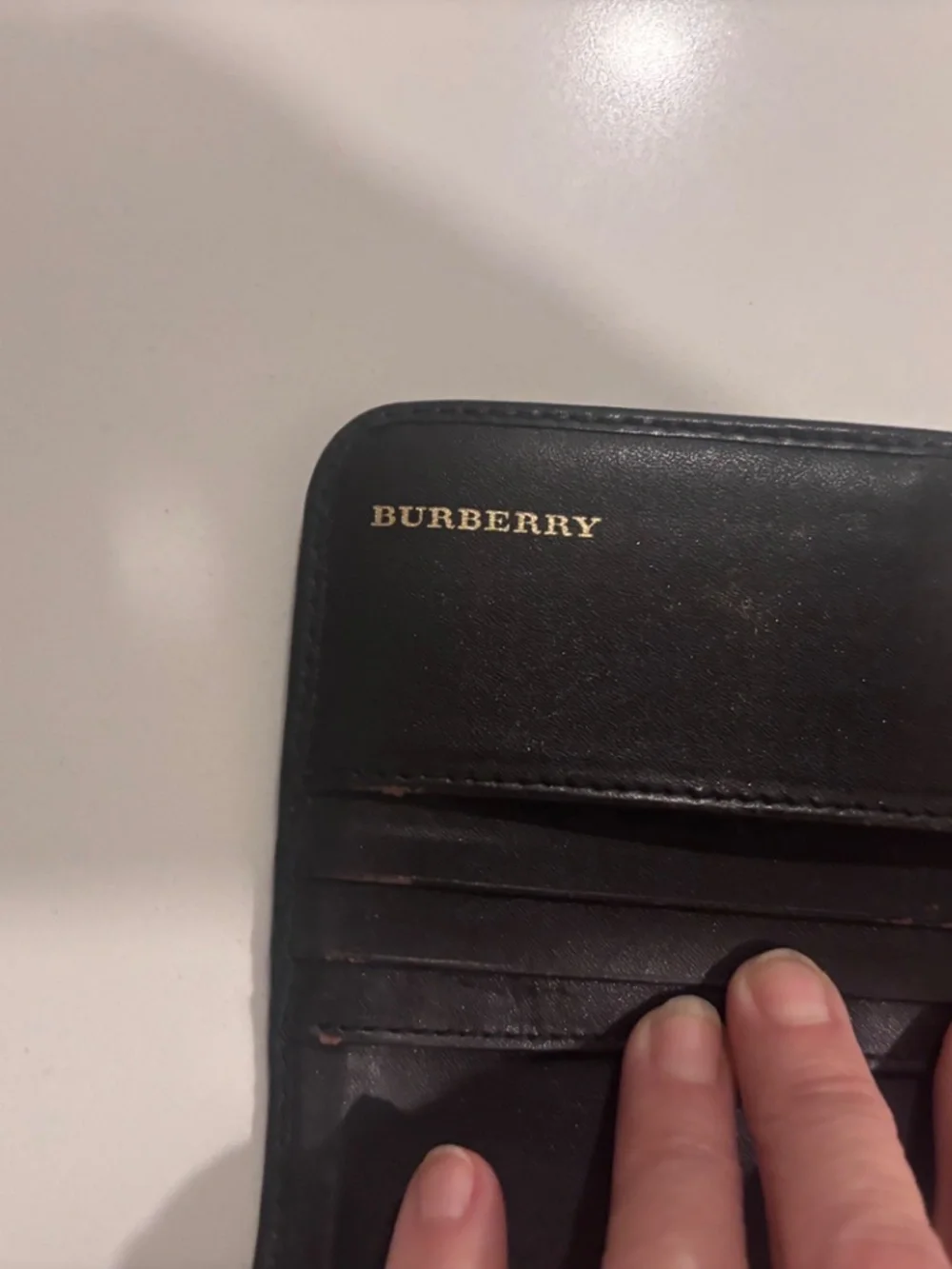 Authentic Burberry Signature Haymarket Hobo with matching Burberry wallet